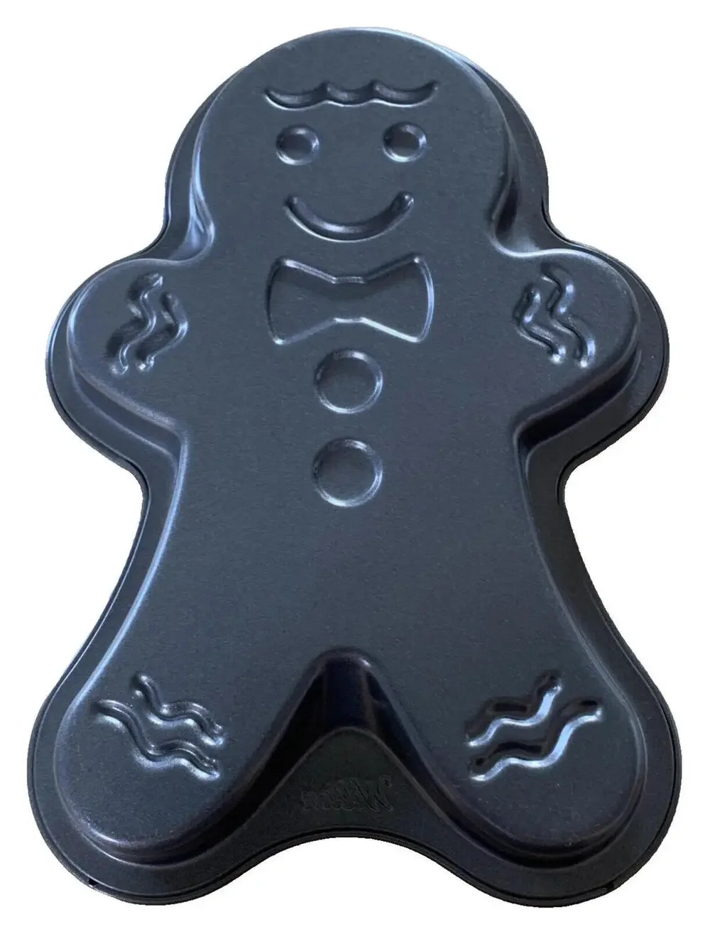 Wilton Gingerbread Boy Cookie Pan Bakeware Nonstick Lot of 2 Holiday Christmas